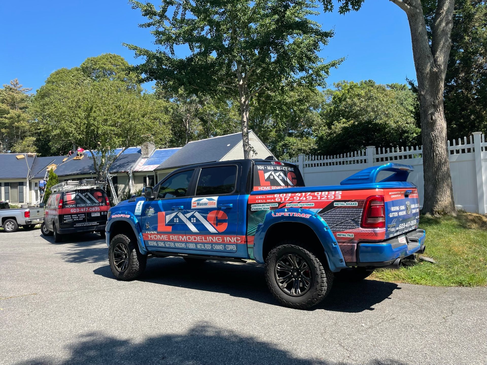 LMC Home Remodeling service truck