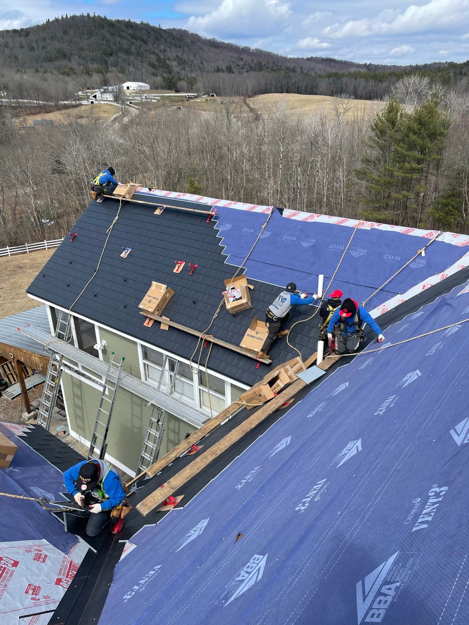 Roofing installation