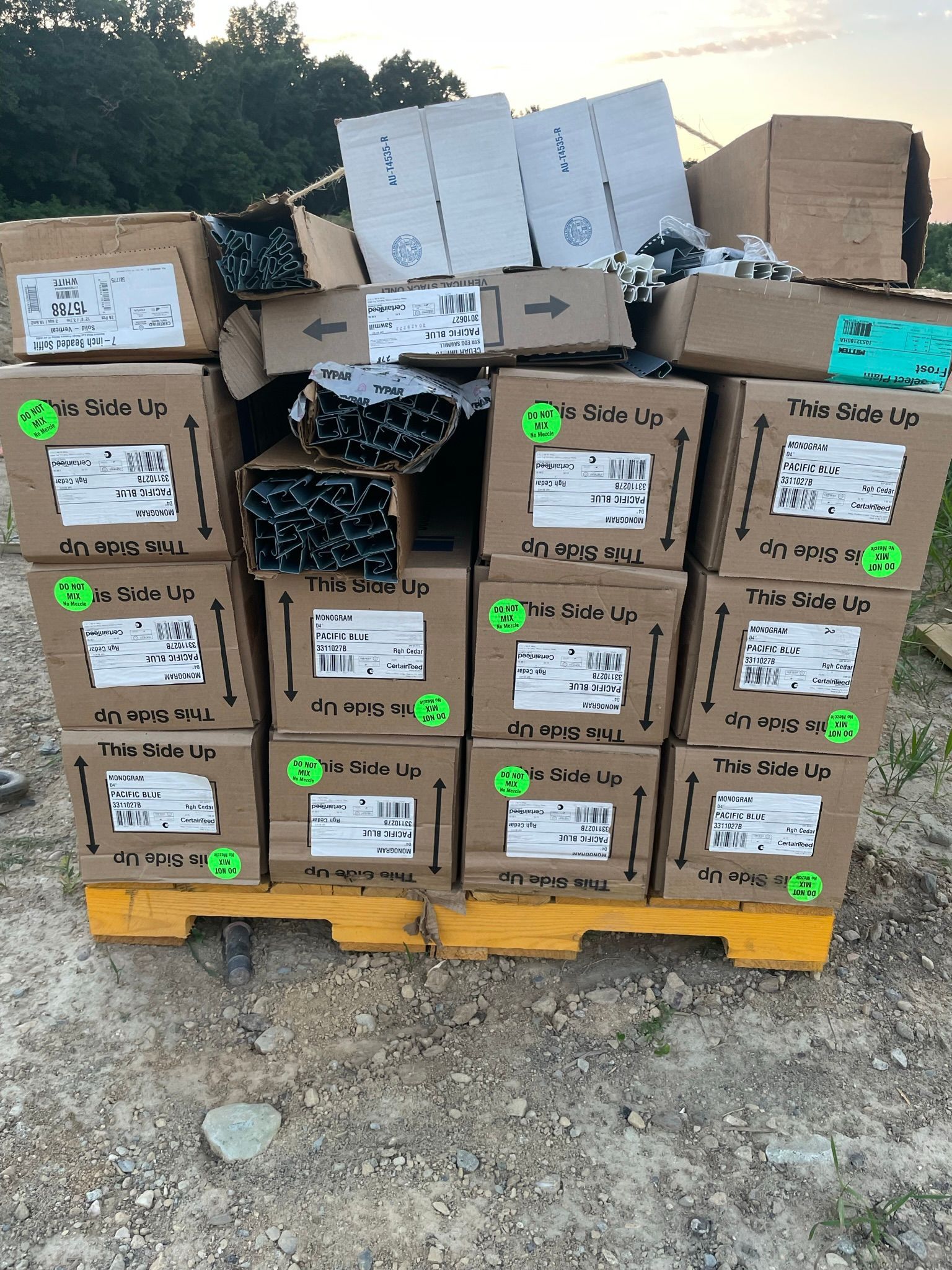 Roof installation materials