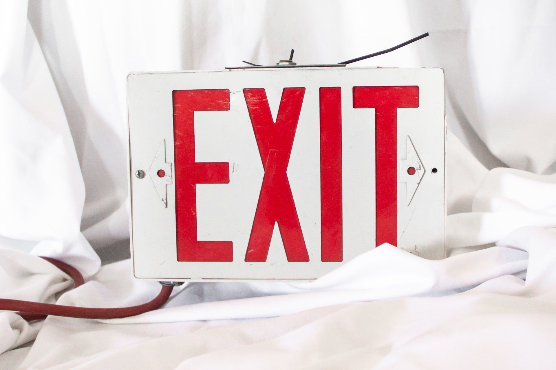 Lighted Exit Sign