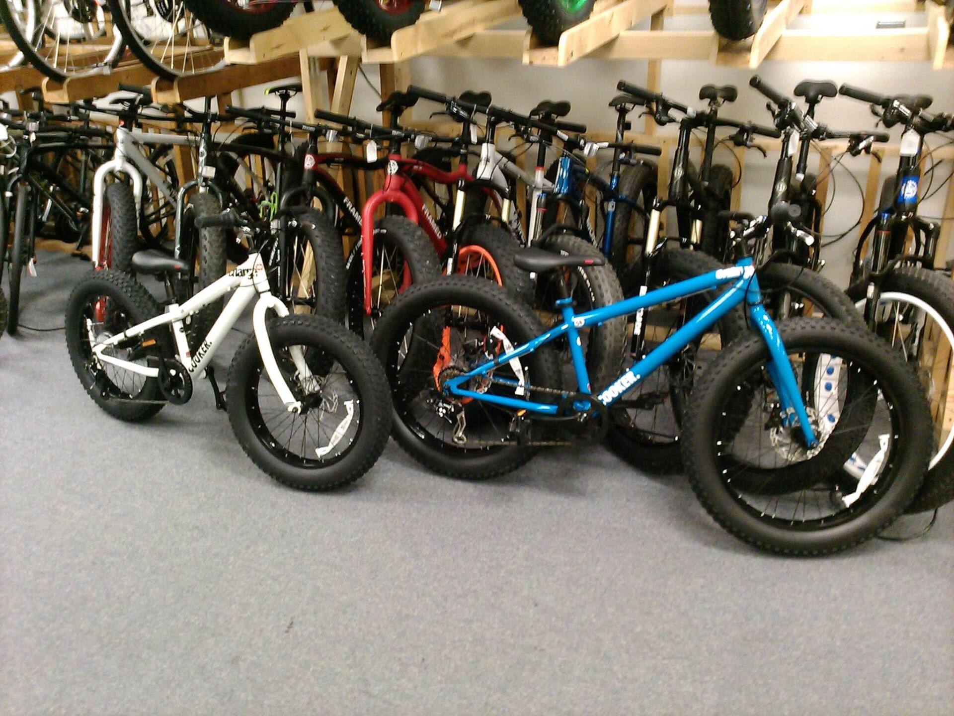 Endless Trail Bike Shop bikes display