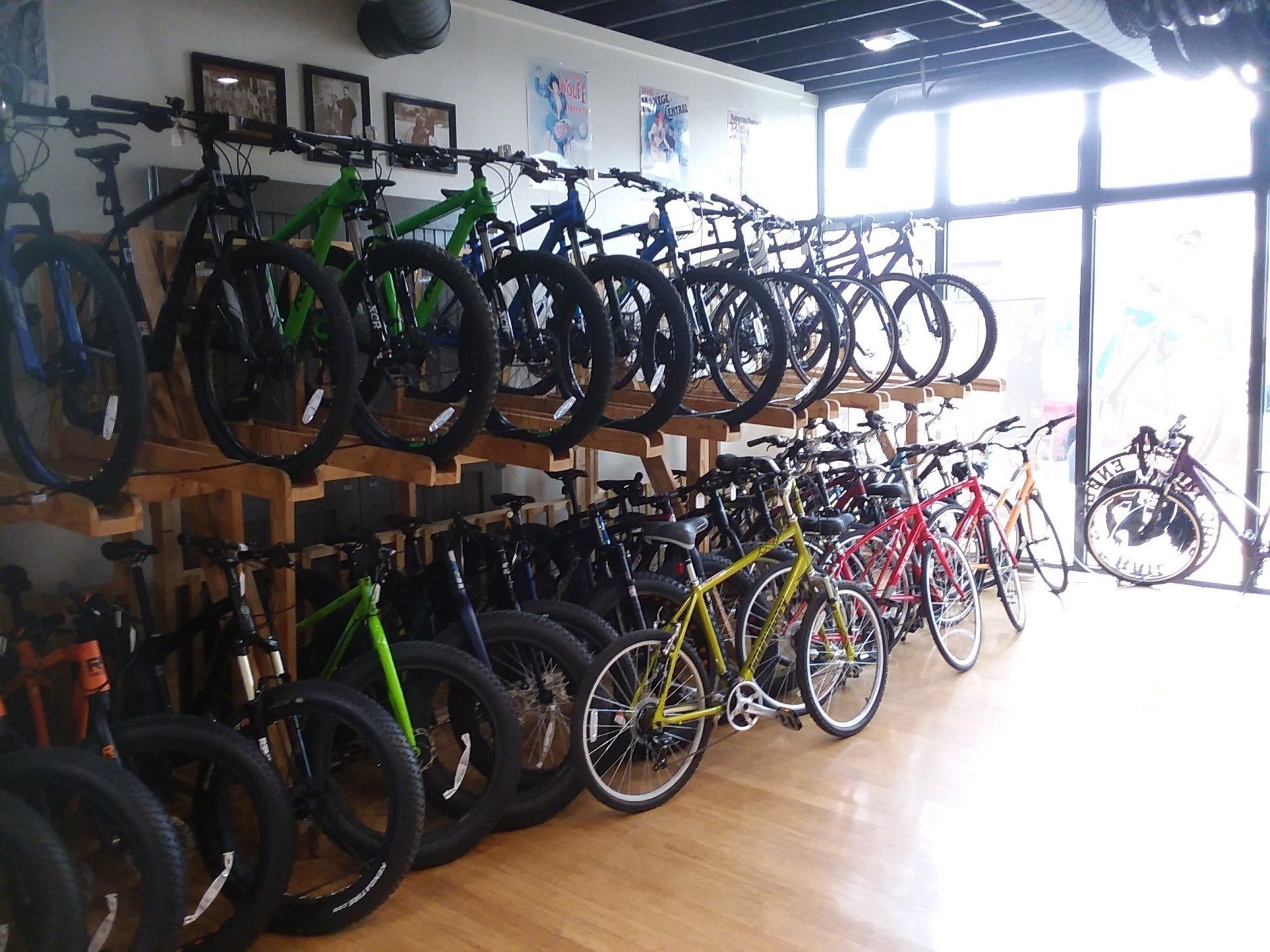 Endless Trail Bike Shop bikes display