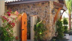Natural Stone: Virginia Fieldstone and Tuscan Stucco