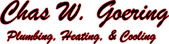 Chas W. Goering Plumbing, Heating, and Cooling  - logo