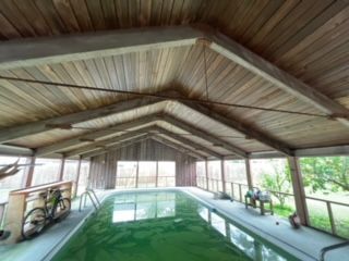 Indoor pool roof