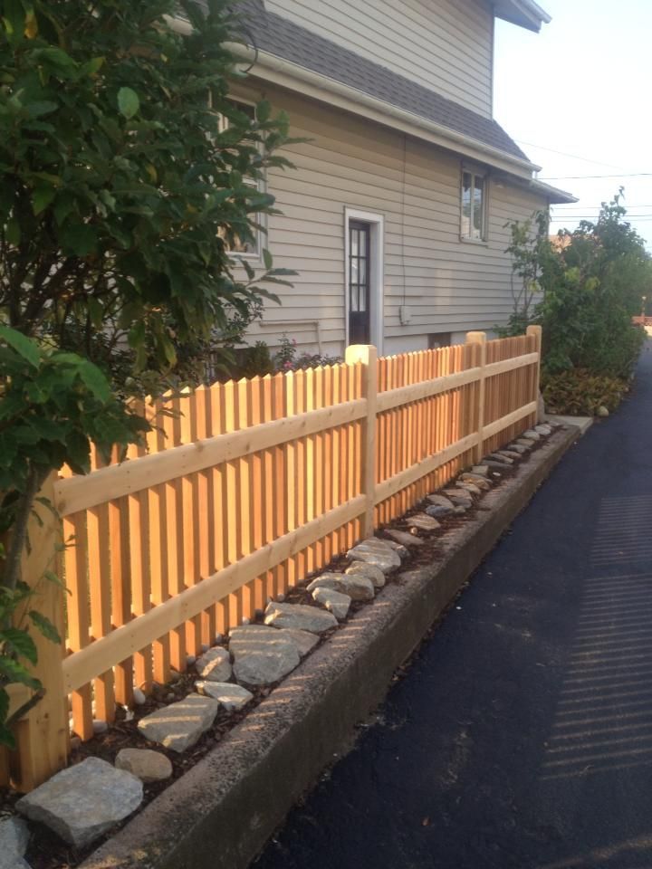 wood fence