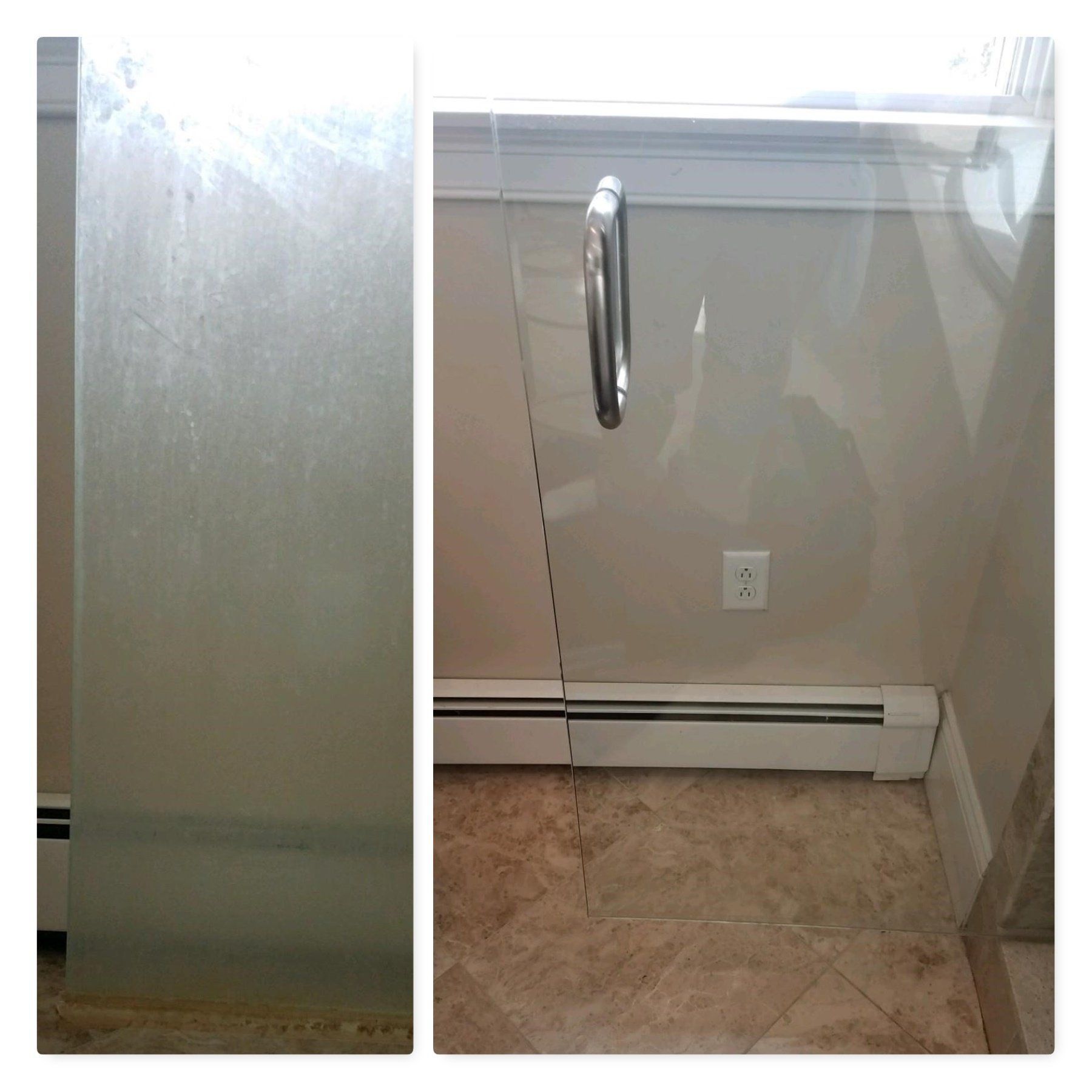 Shower Glass Cleaning