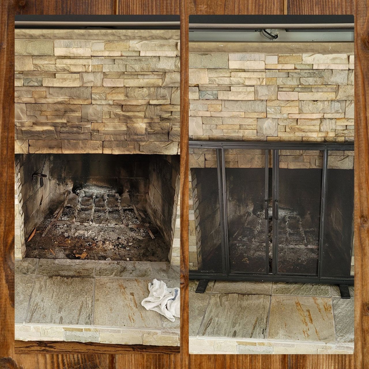 Before and After Cleaning