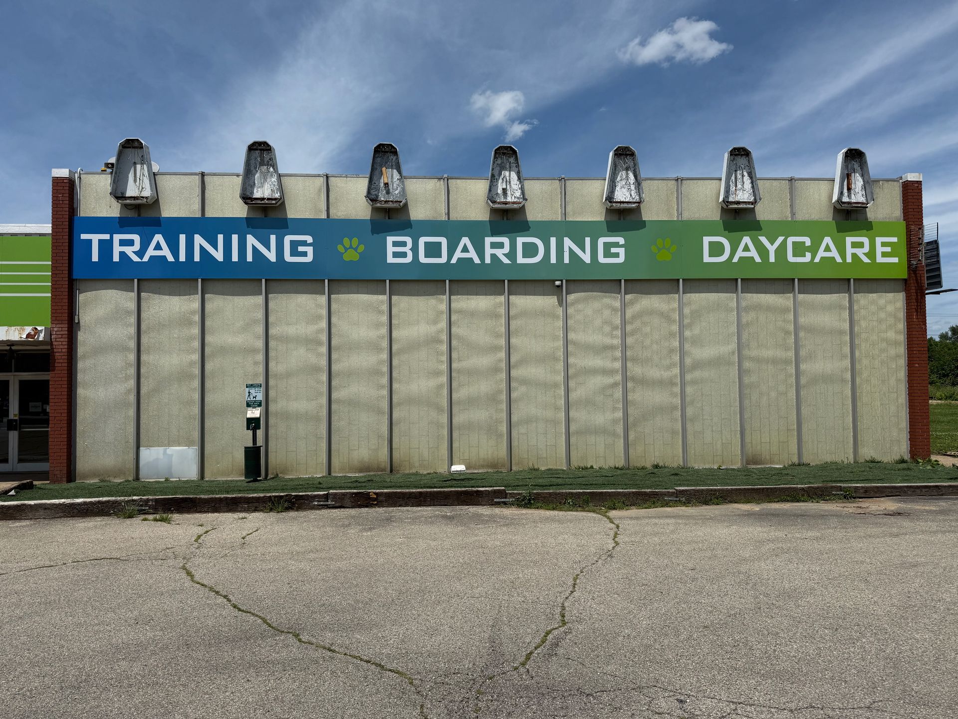 Building facade with 