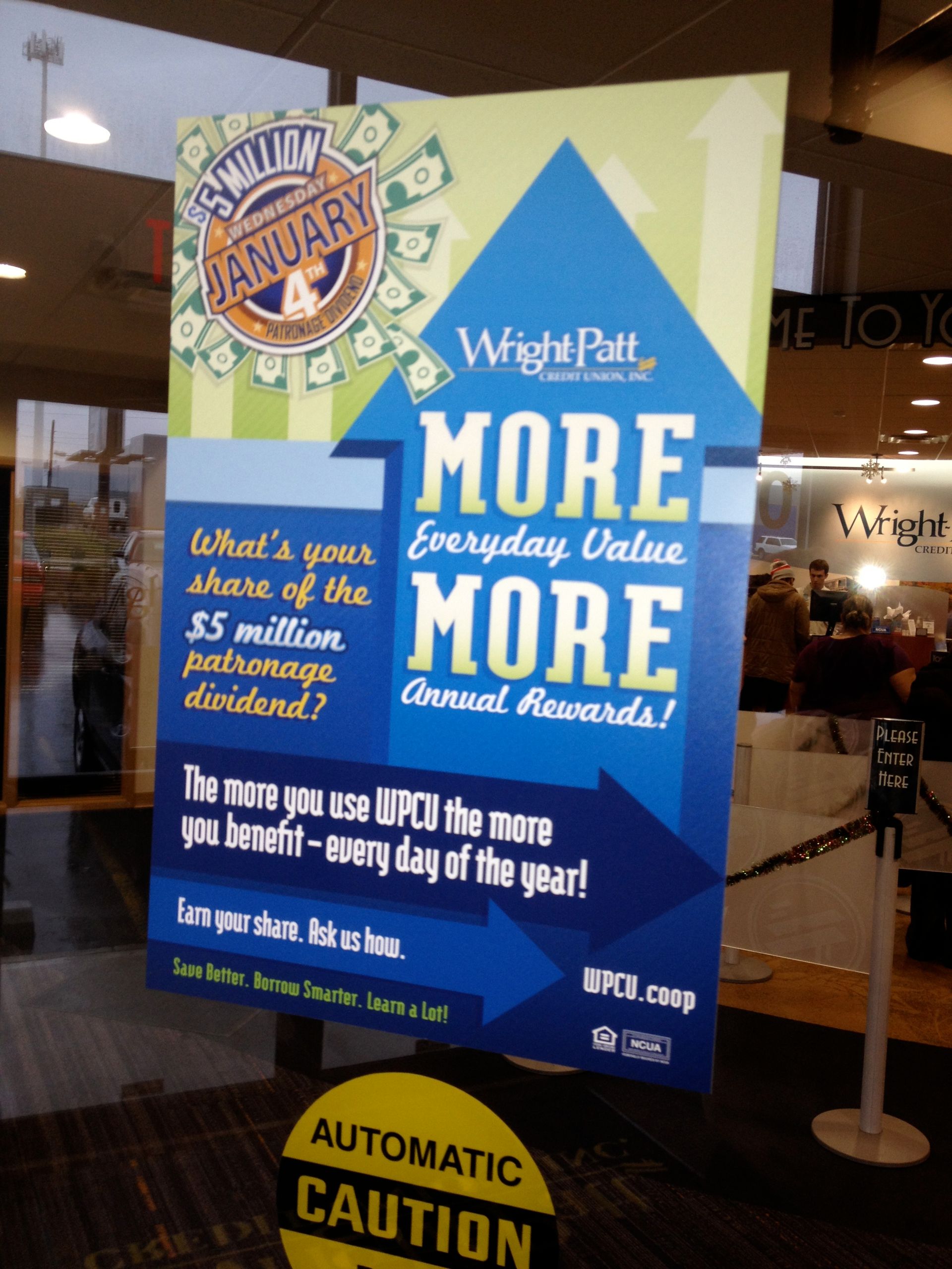 Sign for Wright-Patt, 