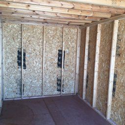 Portable storage container inside view