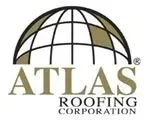 Atlas Roofing Corporation logo: Globe graphic with the name 
