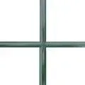 Dark green cross shape against a white background.