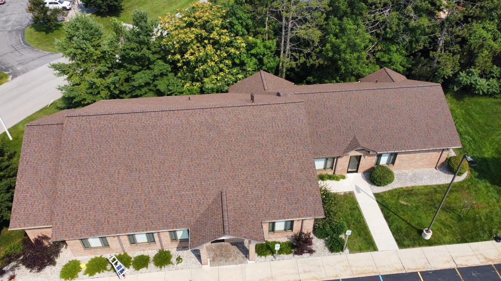 roofing complete top view