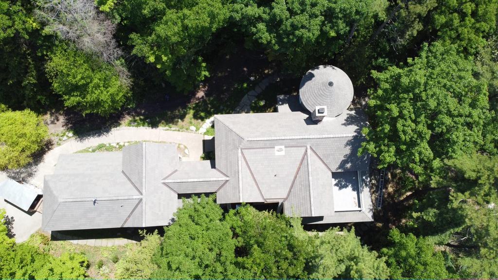 roofing aerial view