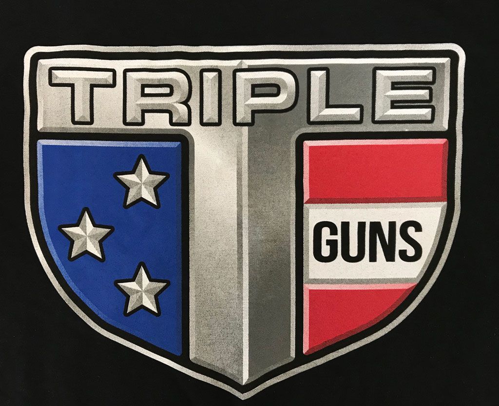 A shield-shaped logo featuring the word 