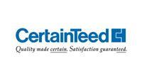 CertainTeed logo with blue text and slogan “Quality made certain. Satisfaction guaranteed.”