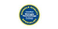 Blue and gold Certified Shingo Technology Specialist seal on white background