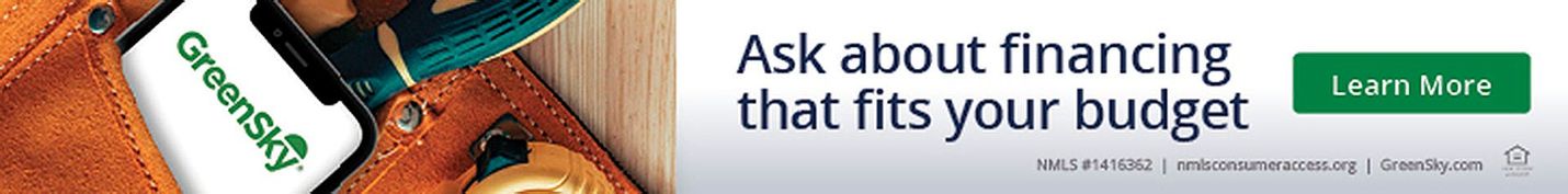 GreenSky financing banner