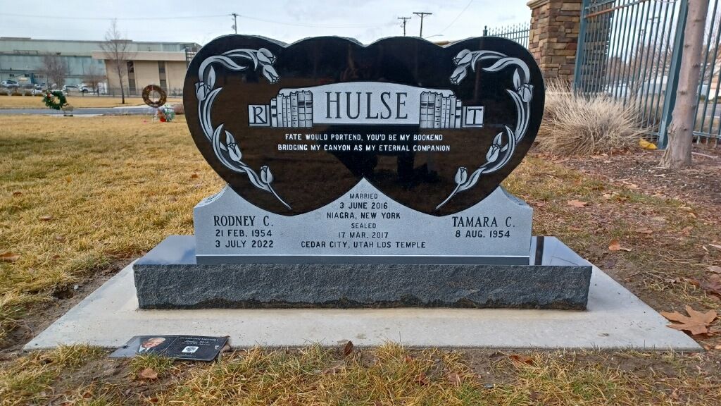 Headstone for Hulse family.