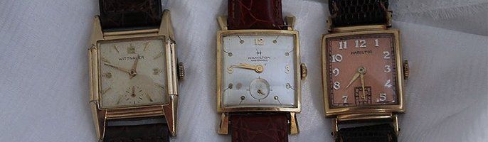 Repaired old watches