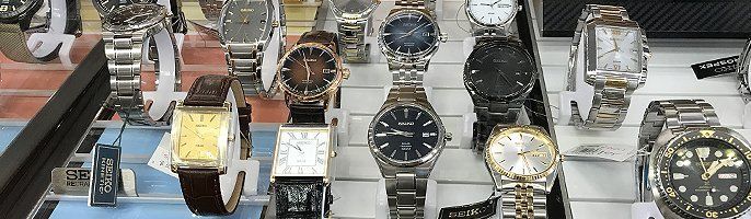 Variety of Seiko watches
