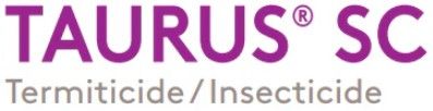 TAURUS SC Termiticide/Insecticide in purple text.