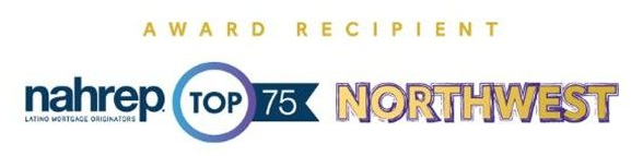 Award recipient logo for Nahrep Top 75 Northwest.