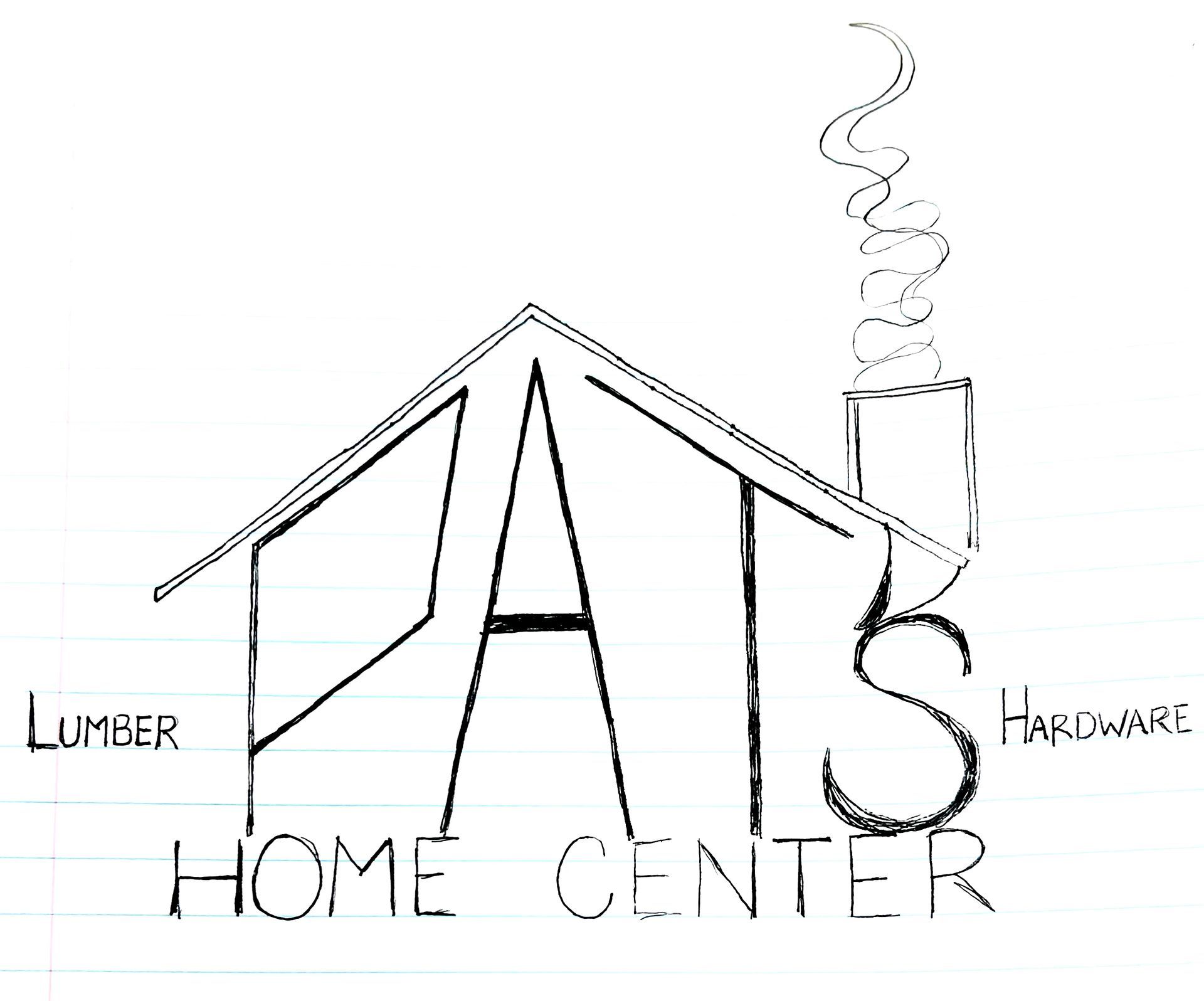 Original Logo Sketch by Ginger Vince