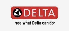 Delta logo: red rectangle with