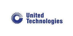 The logo for united technologies is a blue sun with rays coming out of it.