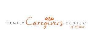 The logo for the family caregivers center of mercy.