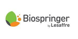 The logo for biospringer by lesaffre is a green and orange circle.