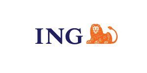 The logo for ing bank has a lion on it.