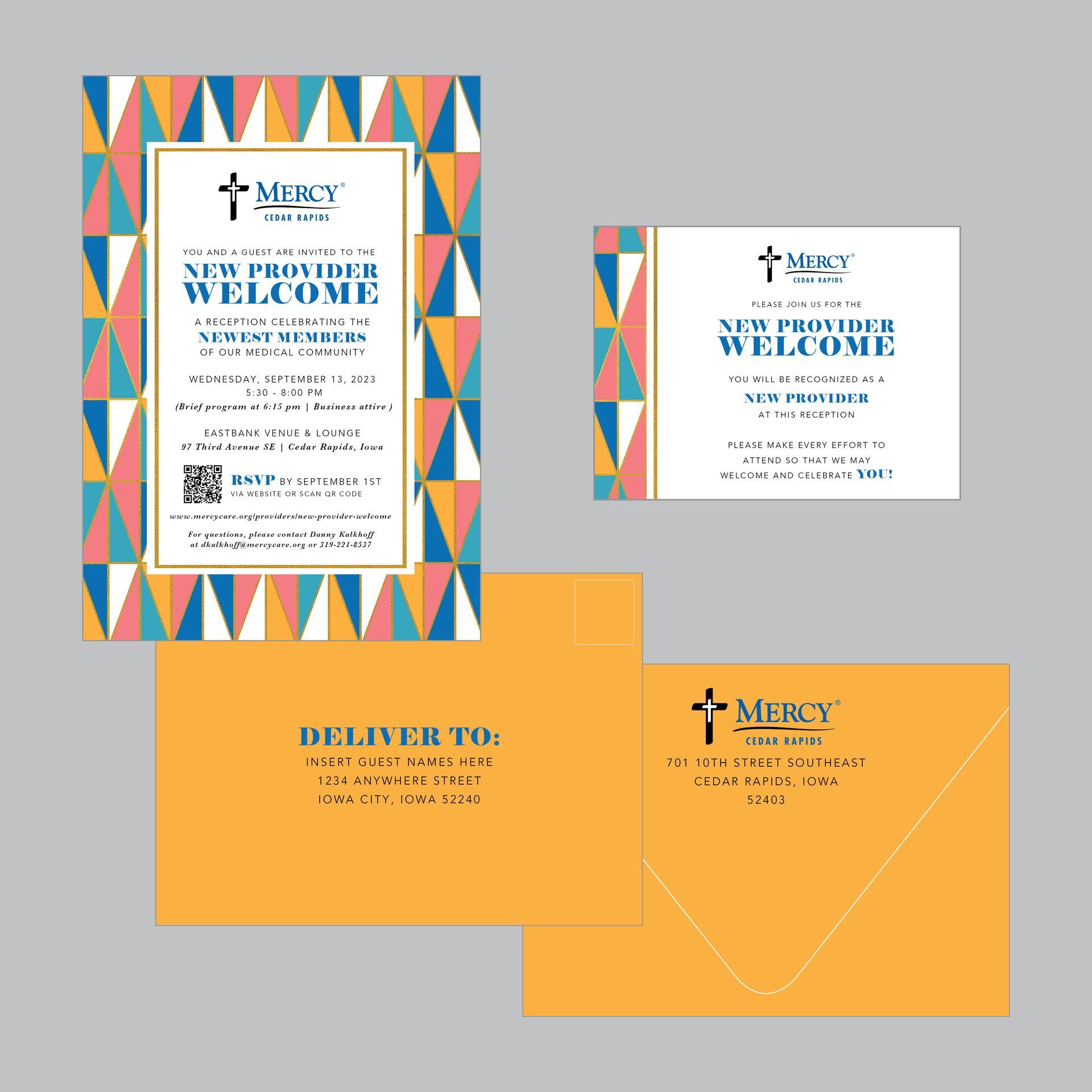 event invitation layout