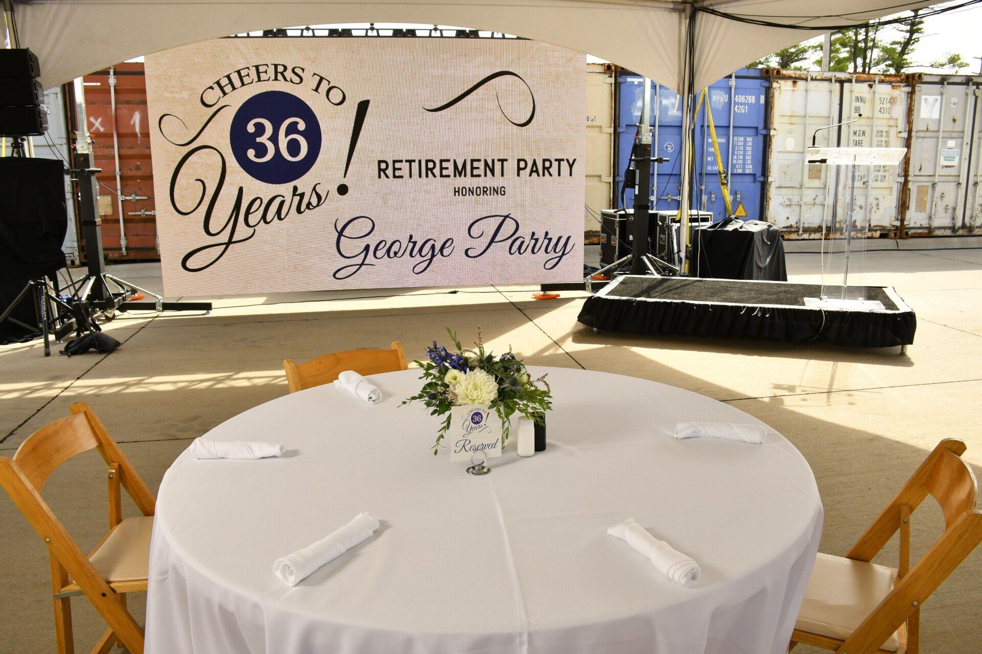 Retirement Party George Parry Social Celebration