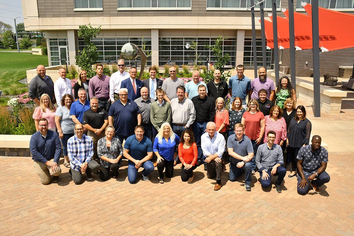 A corporate gathering