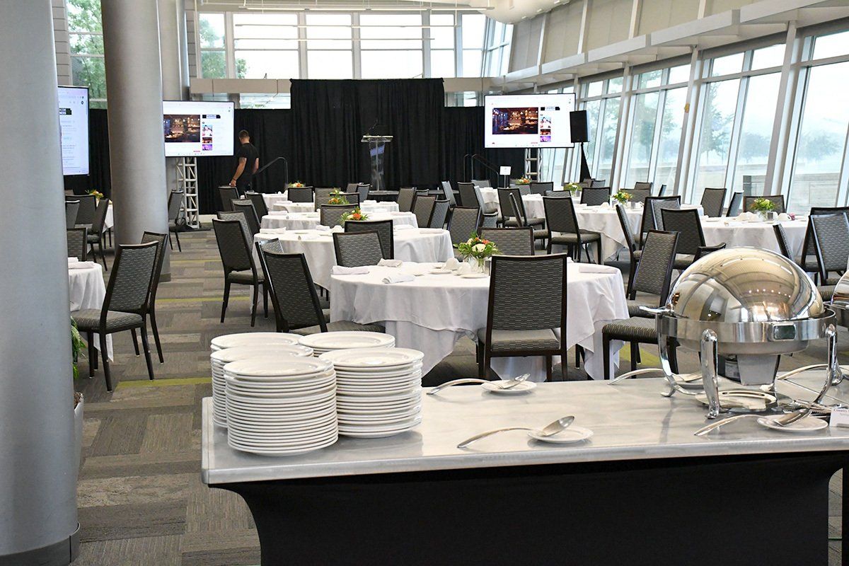 A corporate event venue