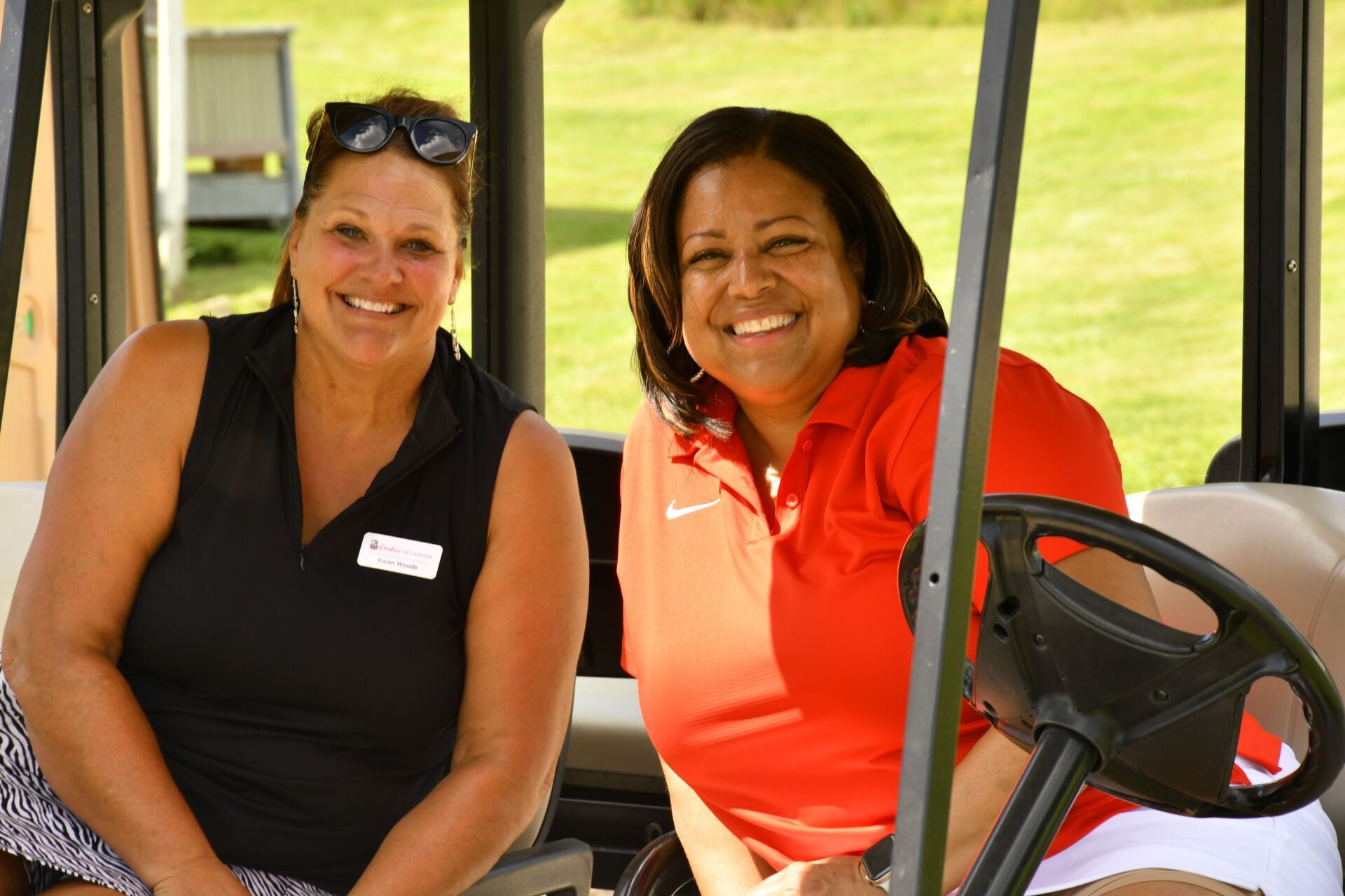 women attending the event