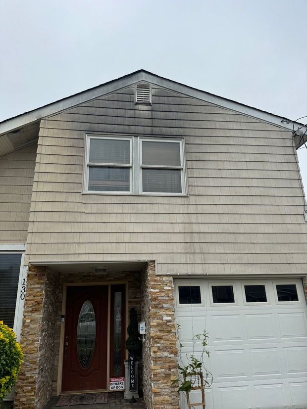 Pressure washing services - before