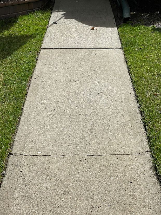 Pressure washing services - after