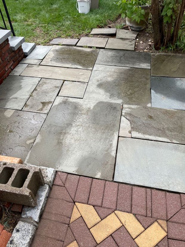 Pressure washing services - after