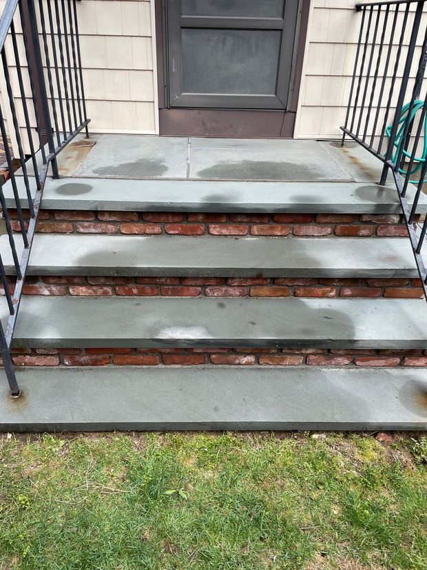 Pressure washing services - after