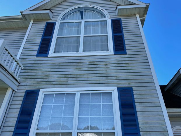 Pressure washing services - before