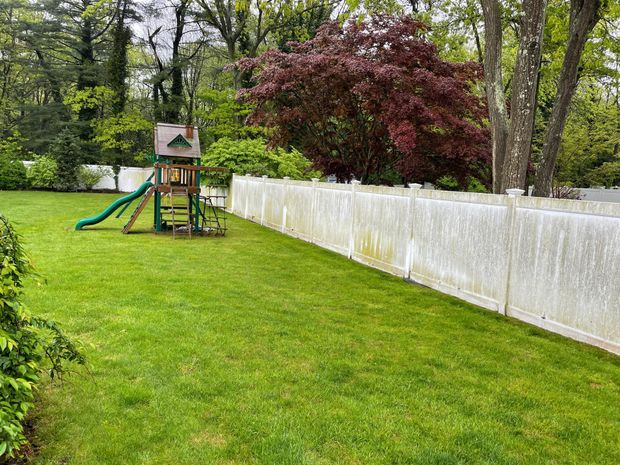 Pressure washing services - before