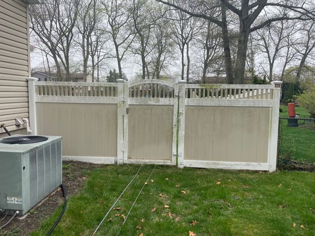 Pressure washing services - before