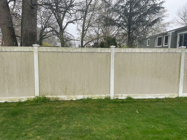 Pressure washing services - before