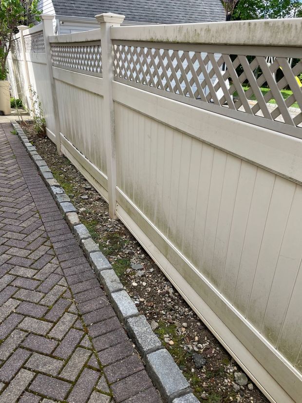 Pressure washing services - before