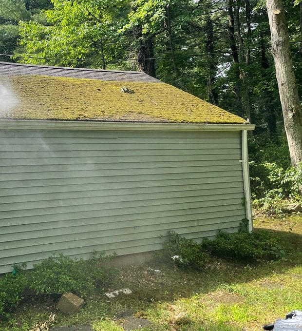 Pressure washing services - before