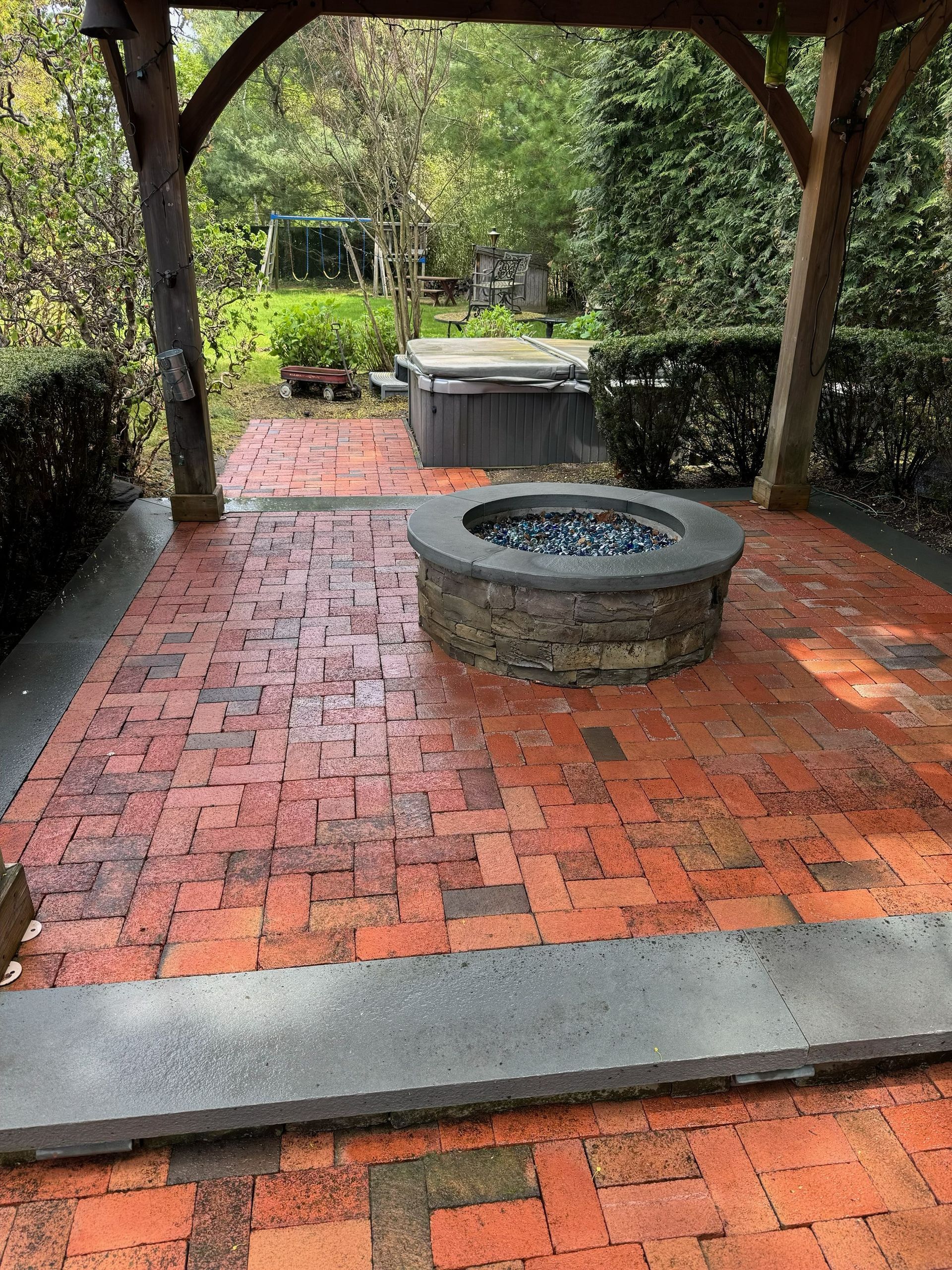 Pressure washing services - after